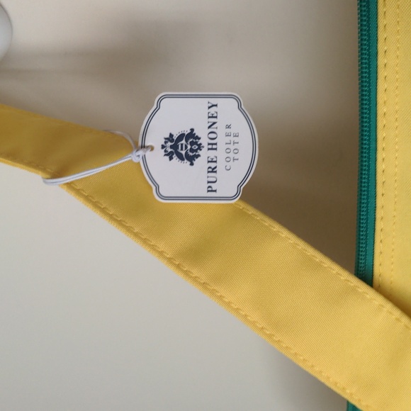 Pure Honey Squeeze the Day Lemon Theme Cooler Tote New - Picture 3 of 11